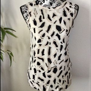 Zara leopard sleeveless top